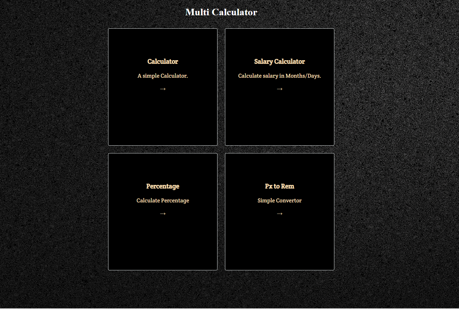 Multi Calculator