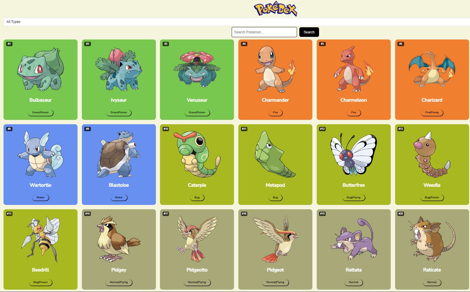 PokeDex App